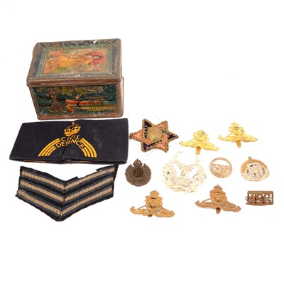 Lot 246 - Collection of military badges,, etc.