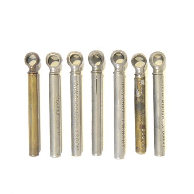 Lot 18 - Seven whisky advertising corkscrews