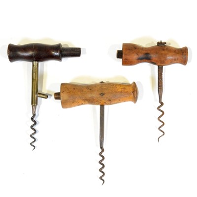 Lot 34 - Three Codd bottle opener corkscrews