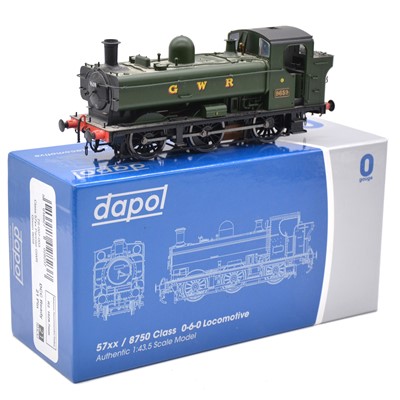 Lot 80 - Dapol O gauge model railway locomotive, Class 5700 0-6-0T Pannier tank, DCC ready, boxed.