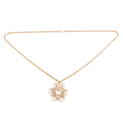 Lot 248 - Jack Spencer - a 9 carat gold pendant and chain.