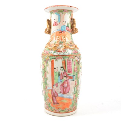 Lot 54 - Cantonese porcelain vase