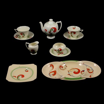 Lot 9 - Royal Doulton Syren tea for two set