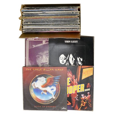 Lot 167 - LP vinyl music records forty mostly Rock and Pop including Iggy Pop