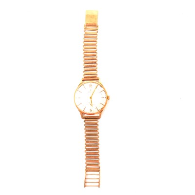 Lot 170 - Zenith - a gentleman's gold wristwatch.