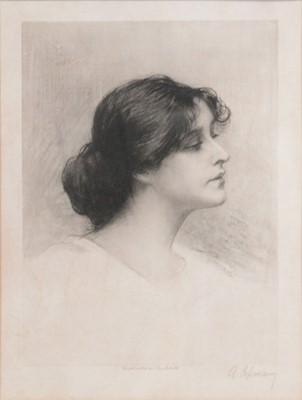 Lot 272 - After Cossmann, pair of portrait prints