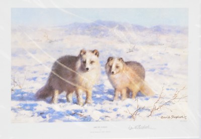 Lot 286 - David Shepherd, Egrets and Friends, and other signed prints