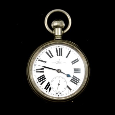 Lot 149 - An Omega pocket watch.