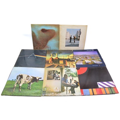 Lot 159 - Pink Floyd - eight LP vinyl music records including Dark Side of the Moon etc