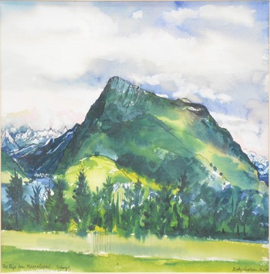 Lot 580 - Rigby Graham, The Rigi from Meierskappel - Schwyz