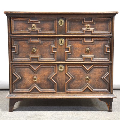 Lot 330 - Joined oak chest of drawers