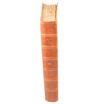 Lot 137 - Francis Peck, Antiquarian Annals of Stanford, London 1727