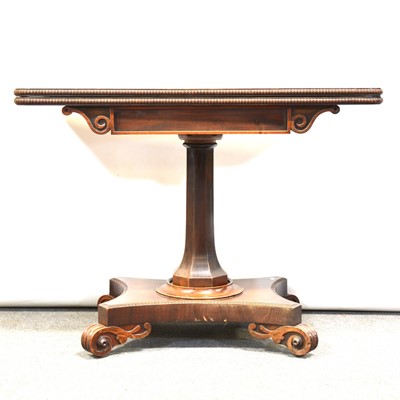 Lot 356 - William IV rosewood card table