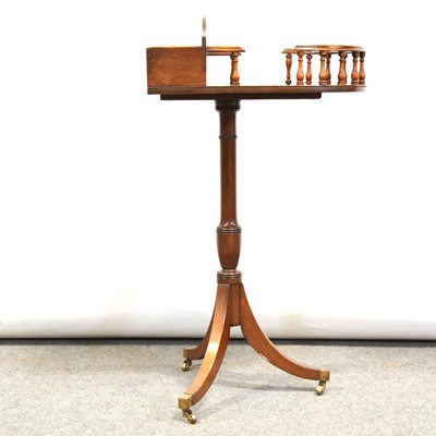 Lot 332 - Mahogany tripod stationary stand