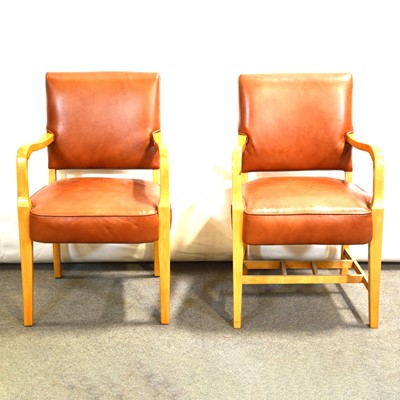 Lot 340 - Pair of modern office armchairs
