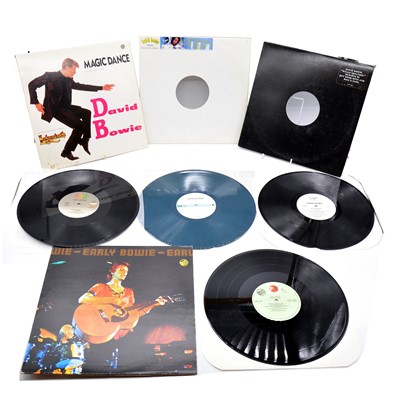 Lot 33 - Seven David Bowie 12" single and EP vinyl records.