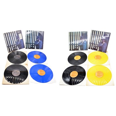 Lot 34 - Four David Bowie LP vinyl records, Stage, one signed by a Adrian Belew