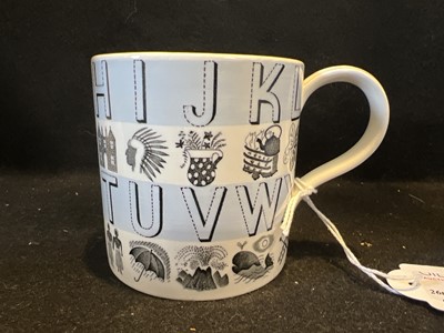 Lot 545 - A 'Nursery Alphabet' mug, designed by Eric Ravilious for Wedgwood