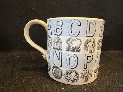Lot 545 - A 'Nursery Alphabet' mug, designed by Eric Ravilious for Wedgwood