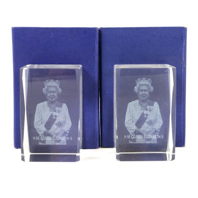 Lot 183 - Collection of gold-plated and silver-plated royal commemorative coins.