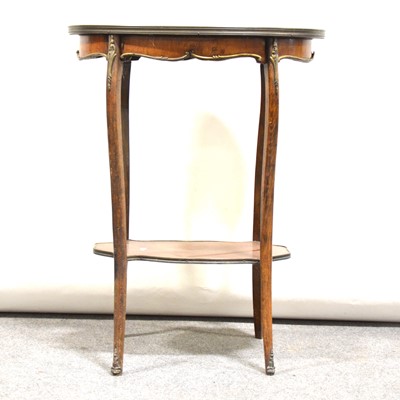 Lot 370 - French marquetry etagere