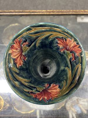 Lot 517 - William Moorcroft for James Macintyre, a 'Revived Cornflower'sign vase