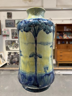 Lot 518 - William Moorcroft, a large and early  'Hazledene' landscape vase
