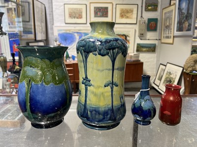 Lot 518 - William Moorcroft, a large and early  'Hazledene' landscape vase