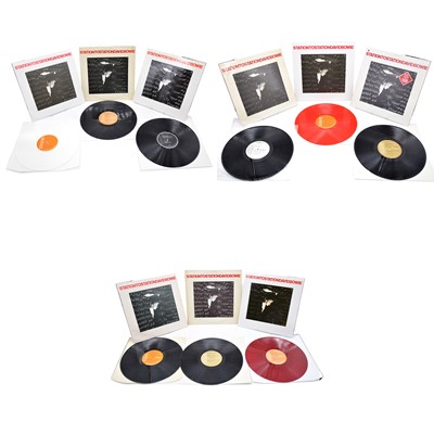 Lot 36 - Nine Station to Station LP vinyl records by David Bowie, different pressings.