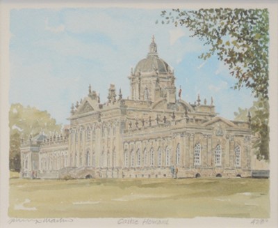 Lot 271 - Eight pictures and prints relating to Castle Howard and Castle Ashby
