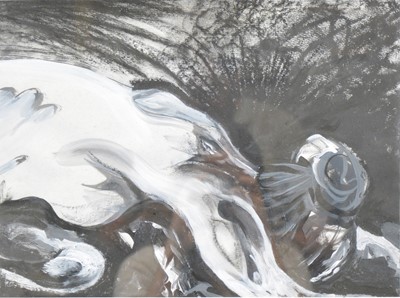 Lot 401 - Toose Morton, Abstract, and Reclining figure, together with two contemporary figure studies