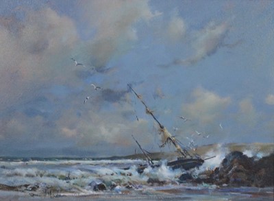 Lot 268 - David Hyde, Coastal scene