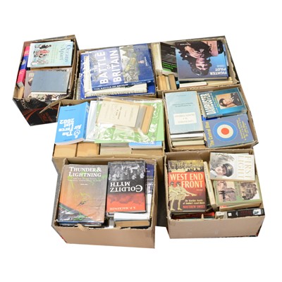 Lot 303 - Seven boxes of RAF and Aircraft related reference works