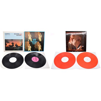 Lot 80 - Three unofficial release David Bowie LP vinyl records including Moonlight Special Part 1