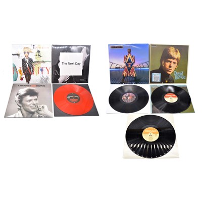 Lot 95 - David Bowie LP vinyl records, five including The Next Day (sealed)