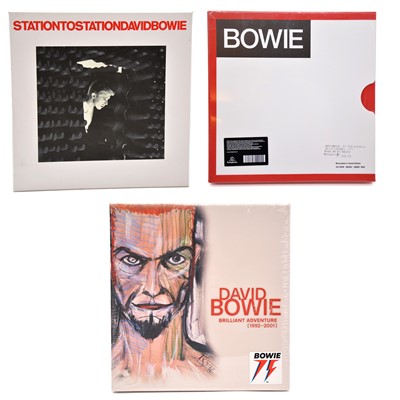 Lot 103 - David Bowie LP vinyl box sets, three including Station To Station Deluxe etc
