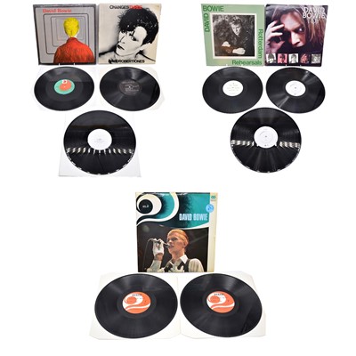 Lot 110 - Five David Bowie LP vinyl records including Rotterdam Rehearsals