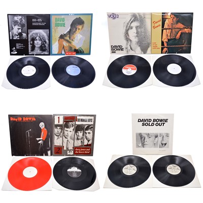 Lot 113 - Seven David Bowie LP vinyl records including Sold Out - Live in Sweden