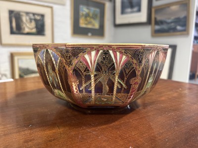 Lot 535 - Daisy Makeig-Jones for Wedgwood, a Fairyland lustre octagonal bowl