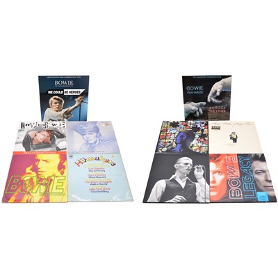 Lot 114 - Ten David Bowie LP vinyl records including Kether To Malkuth
