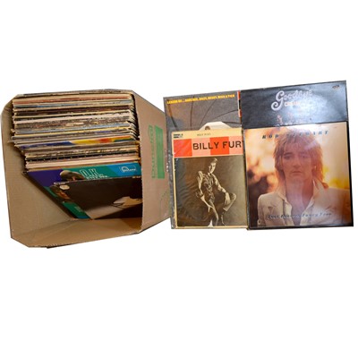 Lot 144 - LP vinyl music records, fifty mixed rock and pop including Queen, Bob Dylan etc