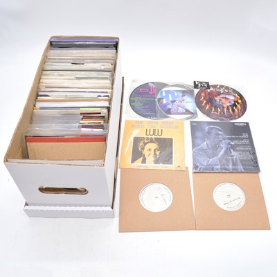 Lot 135 - David Bowie 7" singles, one box of mixed titles and pressings