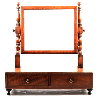 Lot 317 - Regency mahogany toilet mirror, etc.