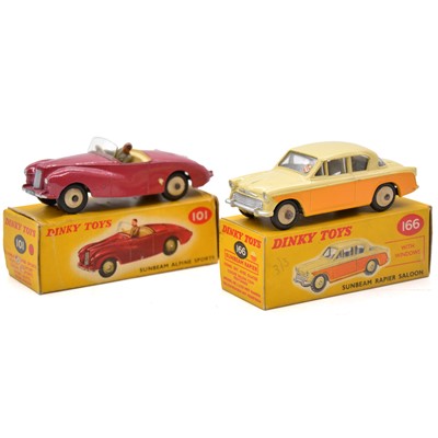 Lot 19 - Two Dinky Toys die-cast vehicles, model 101, model 166, both boxed
