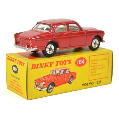 Lot 59 - Dinky Toys model 184 Volvo 1225, red body, spun hubs, boxed.