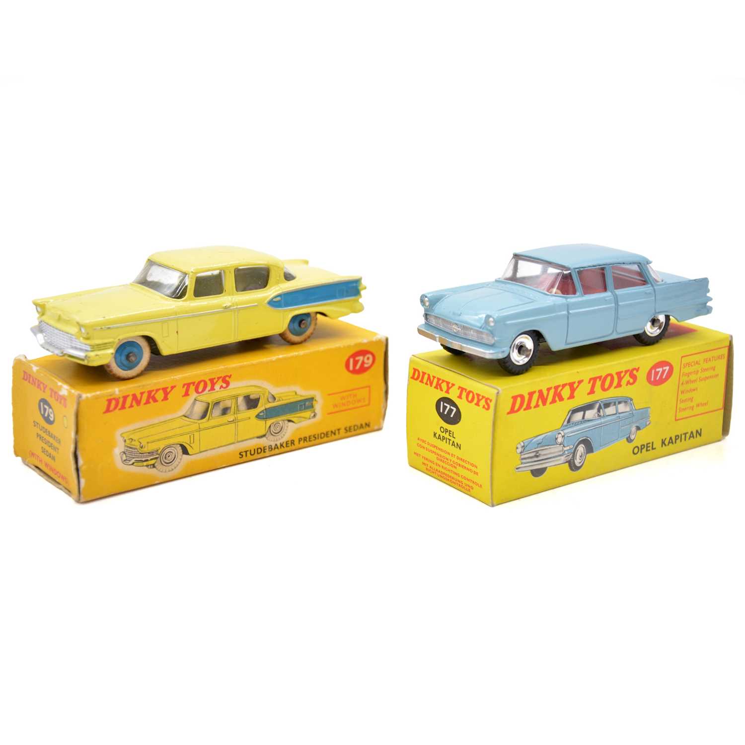 Lot 16 - Two Dinky Toys die-cast models, 177, 179, both boxed