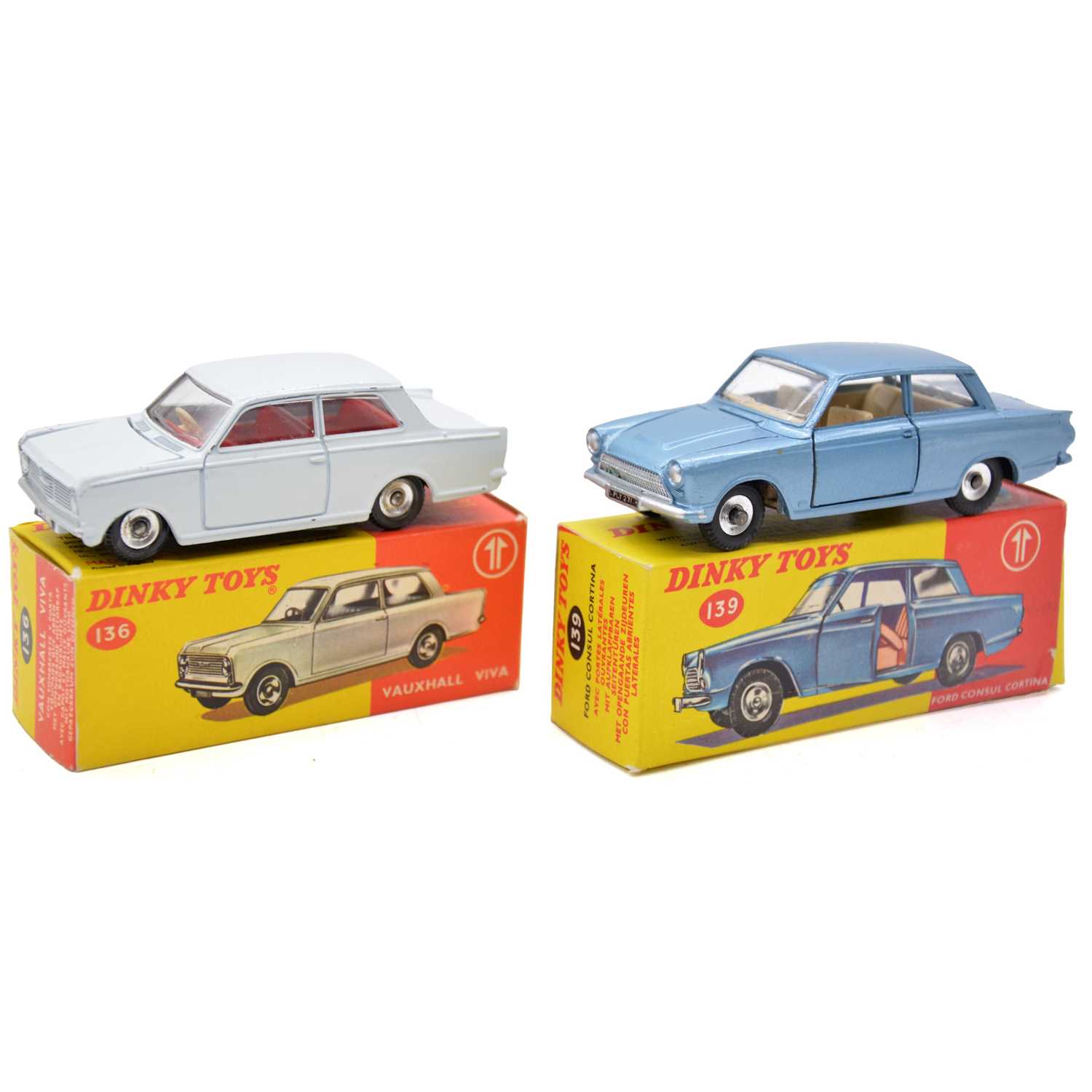 Lot 40 - Two Dinky Toys die-cast models, 136, 139, both boxed