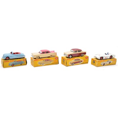 Lot 52 - Four Dinky Toys die-cast models, 106, 165, 180, 237, all boxed