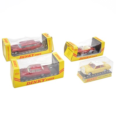Lot 22 - Four Dinky Toys die-cast models, 154, 128, 110, 151, all boxed