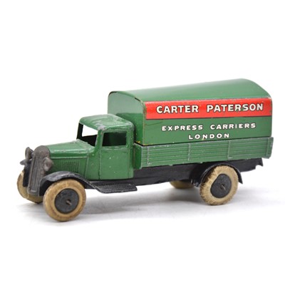 Lot 4 - Pre war Dinky die-cast model van, 'Carter Paterson' livery
